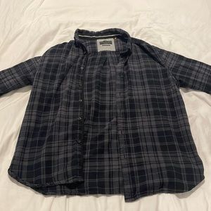 Black Flannel Denim & Flower Ricky Singh Shirt